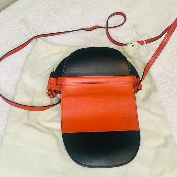Loewe Gate Mini Crossbody Bag | Two-Tone Leather | Authentic - Picture 7 of 9